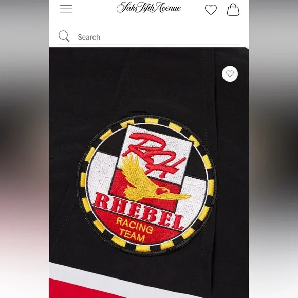 Rhude racing jacket brand new with tags - $1200+ value!
